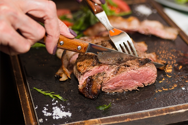 Red meat in processed foods is high in cholesterol, saturated fat, and salt.