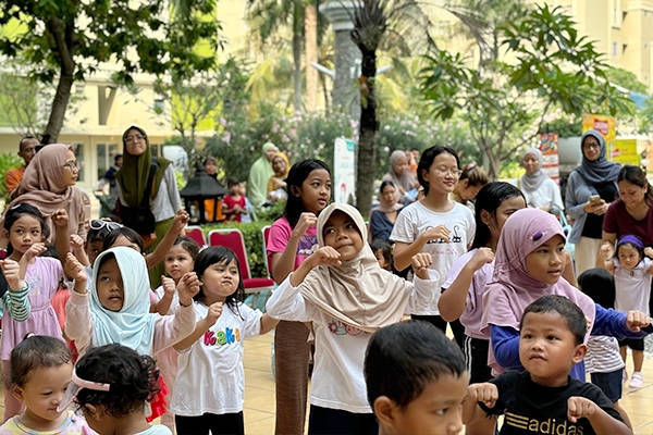 Pagi Ceria di Apartemen Kalibata City: Zumba Kids Bersama GWS Medika