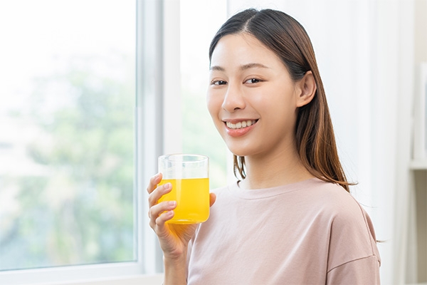 Jus jeruk tanpa gula bantu tingkatkan asupan vitamin C.