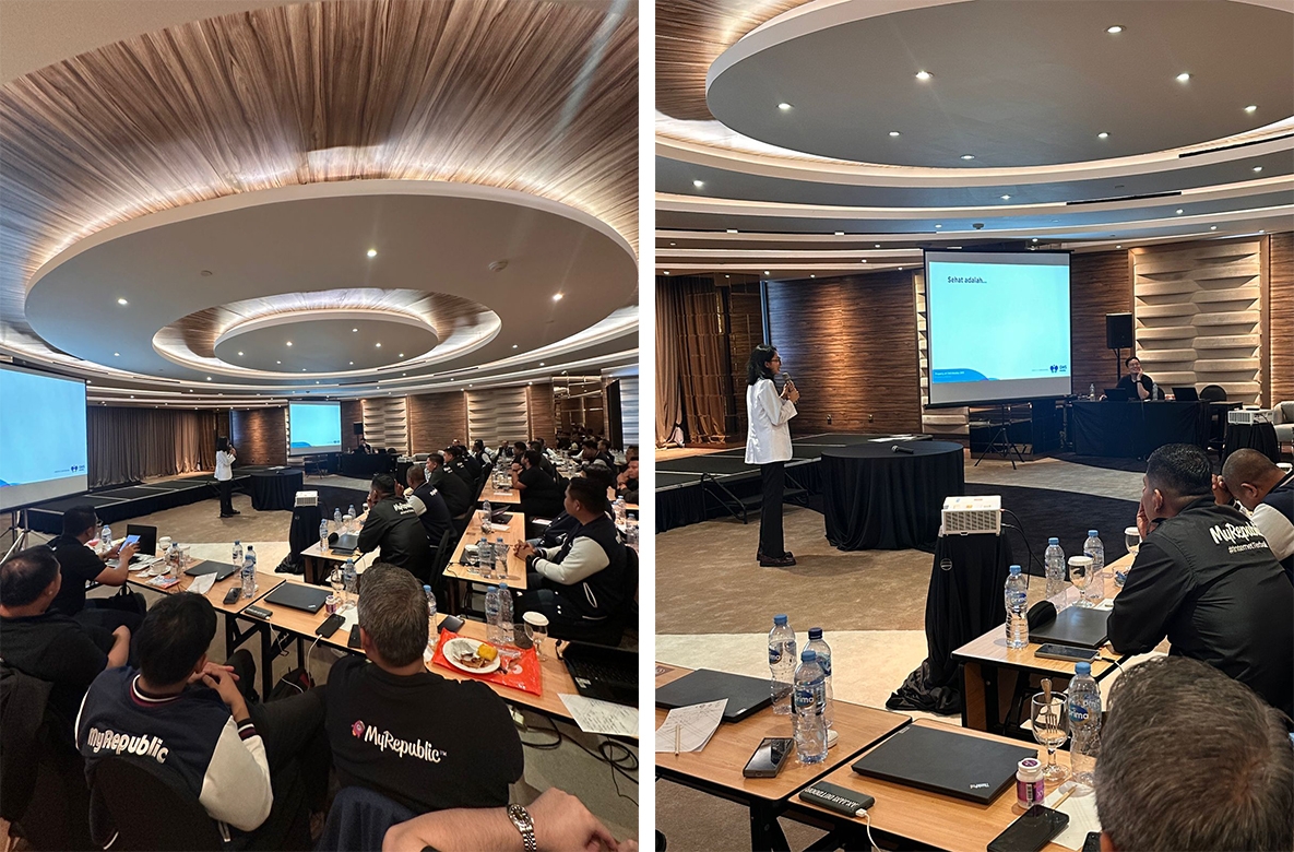 "Sehat tak hanya berarti bebas penyakit, tapi juga sehat secara mental dan sosial," jelas dr. Sarah dalam sebuah acara Health Talk.