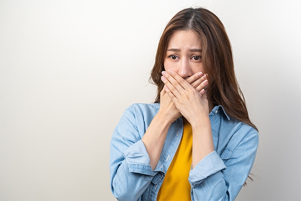 Plaque and tartar buildup are one of the main causes of bad breath.