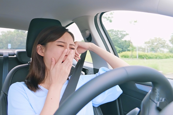 Take a rest if the drive is along.