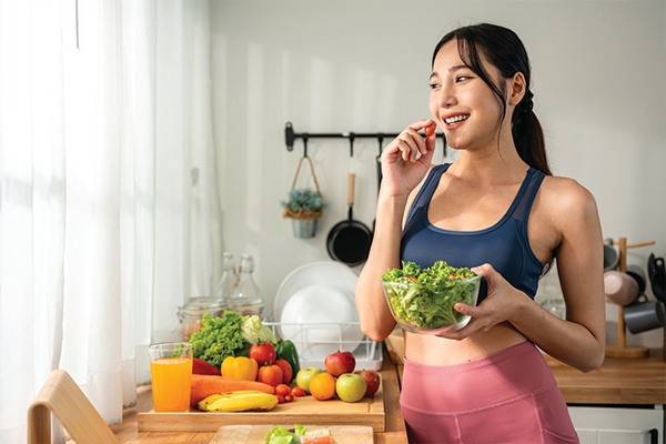 A healthy lifestyle can reduce the risk of developing cancer.