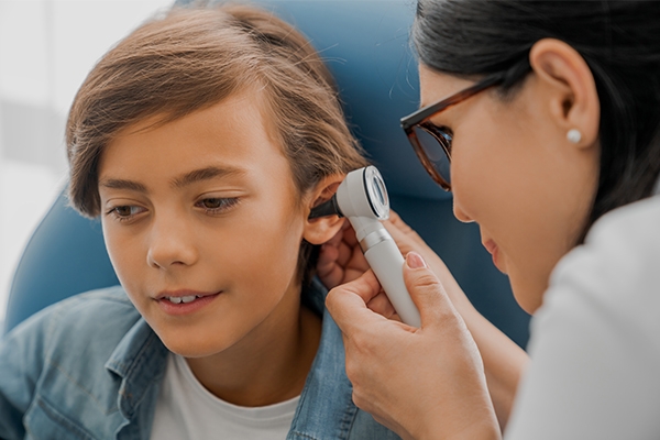 Otitis media is a common ear infection in children.