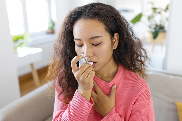 Cigarette smoke triggers asthma attacks.