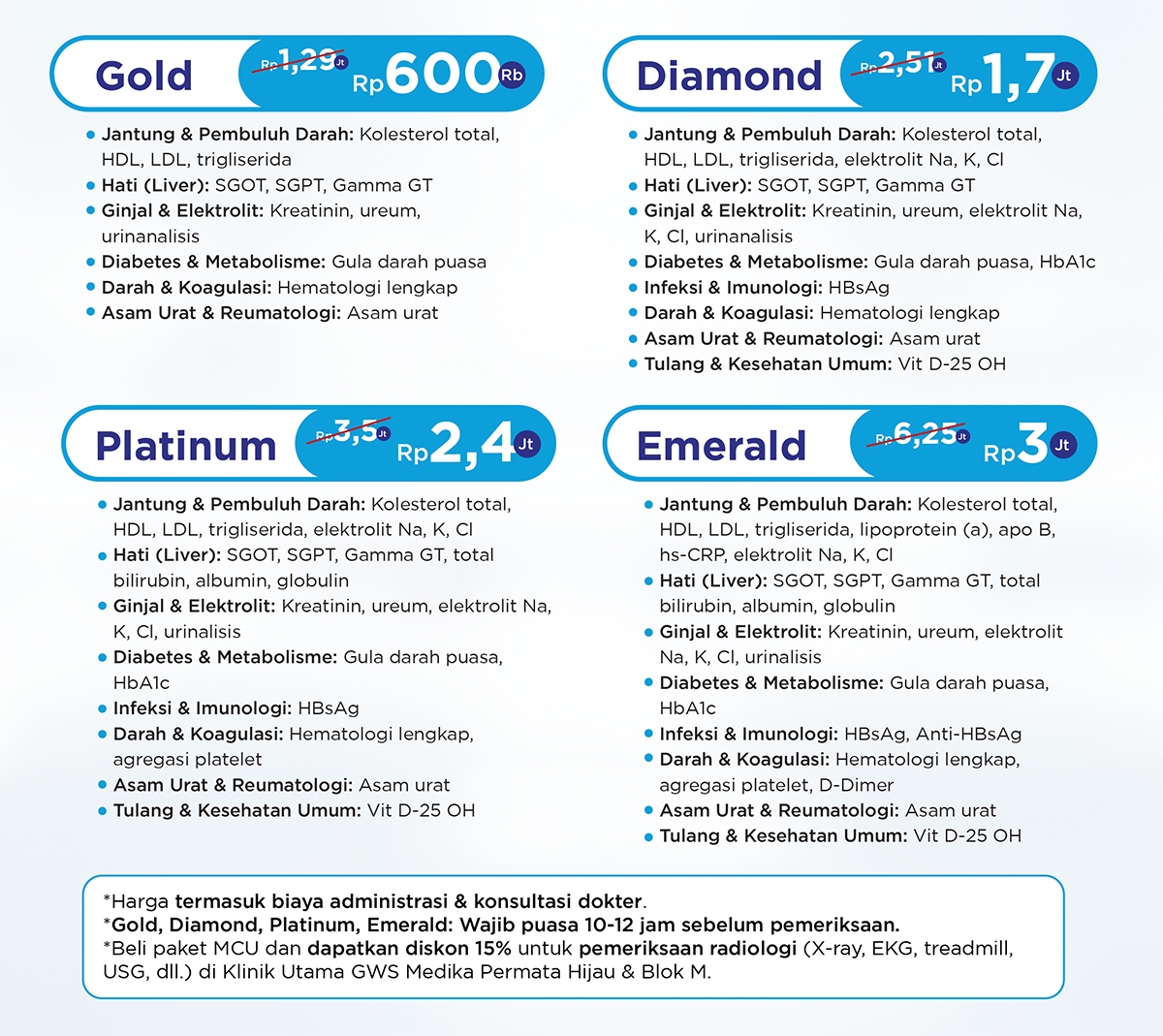 Check your health together for less! Get a 30% discount.